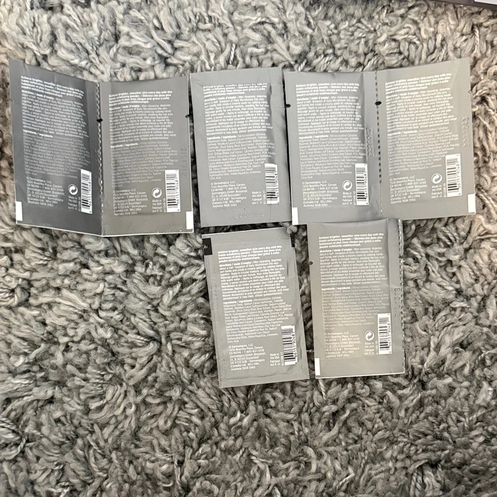 NWT Dermalogica Daily Microfoliant Skincare Samples x 7